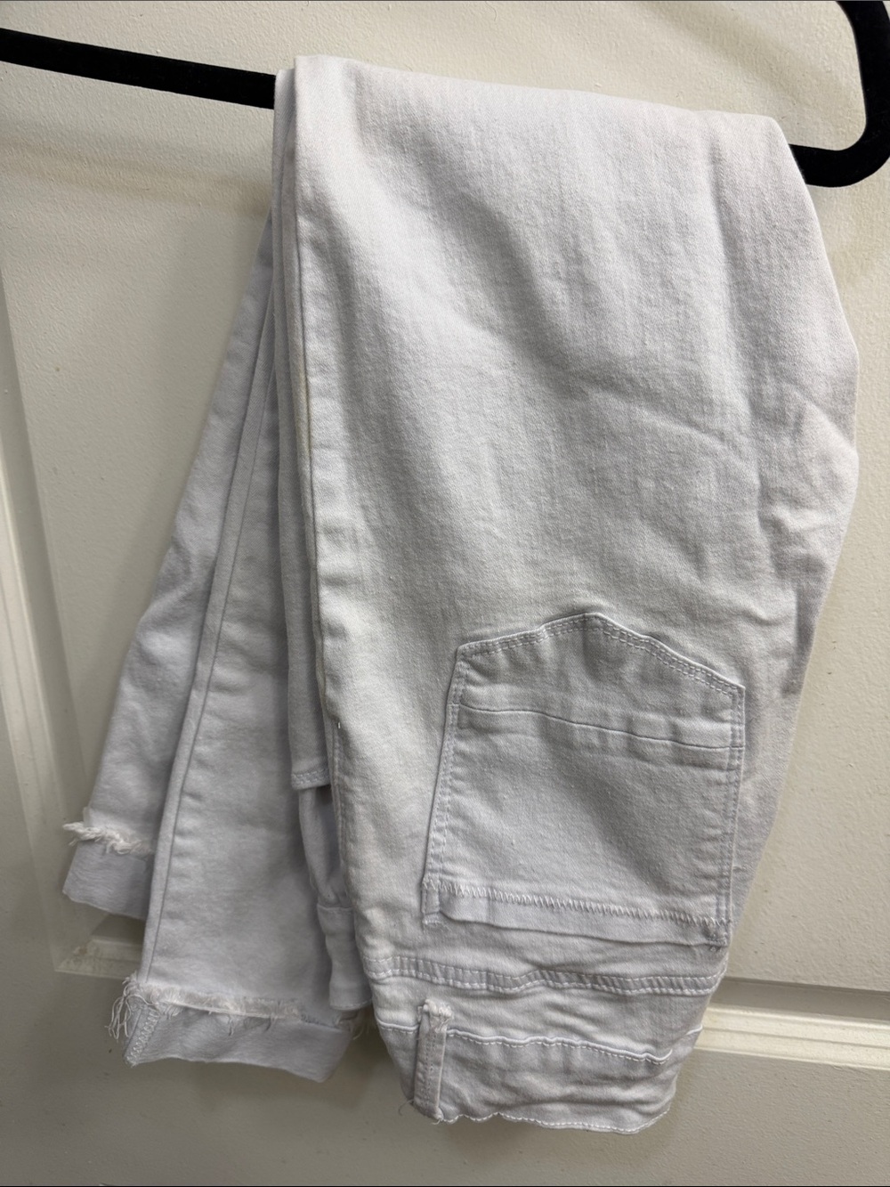 Men's White Casual Jeans - Classic Fit